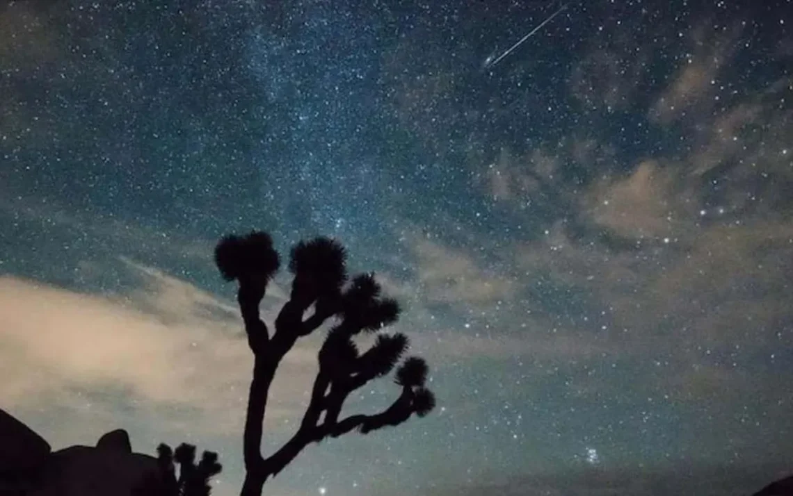 estrelas cadentes, corpos celestes, fenômenos astronômicos;