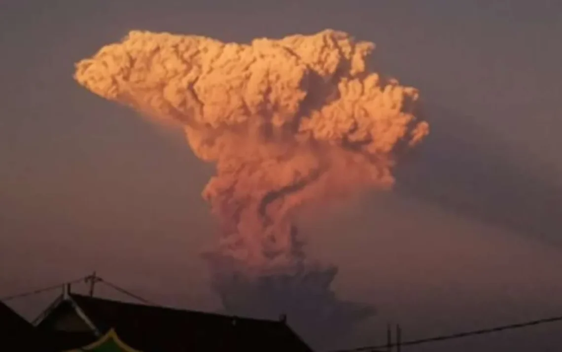 erupção, montanha, terremoto';